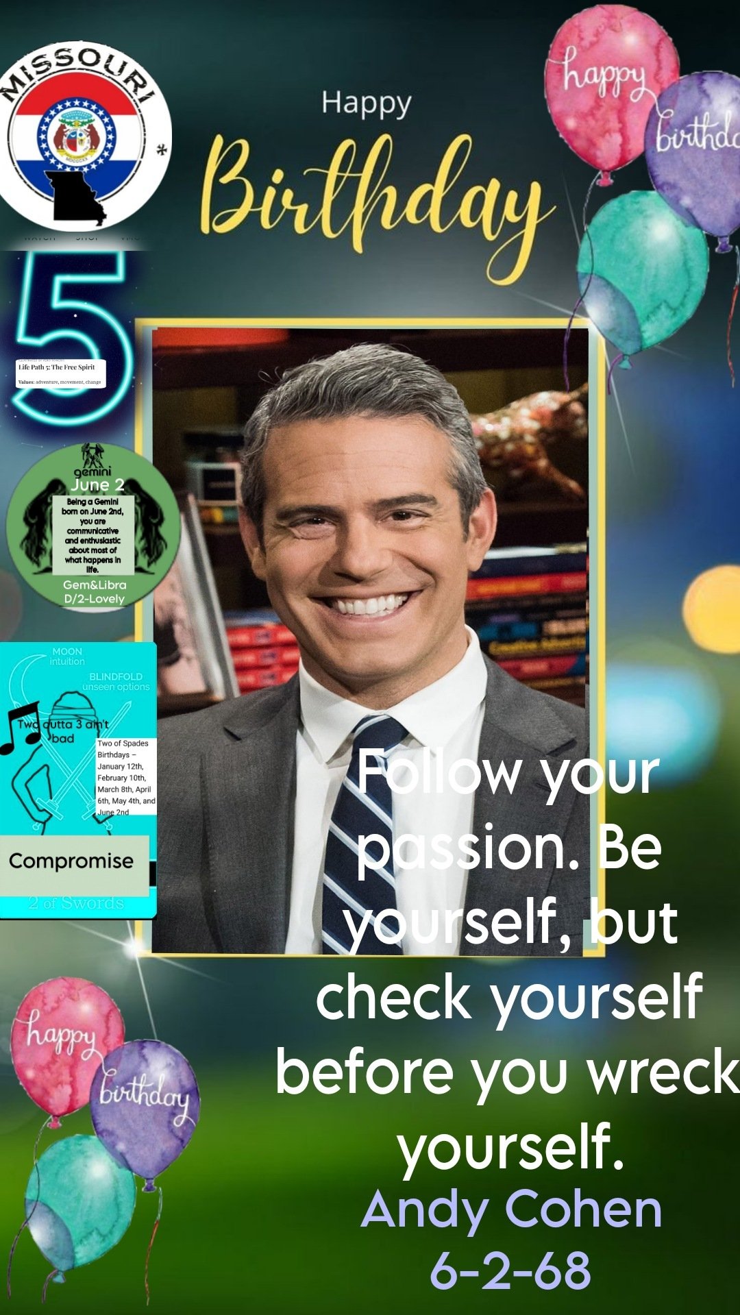 Happy 55th birthday, Andy Cohen     