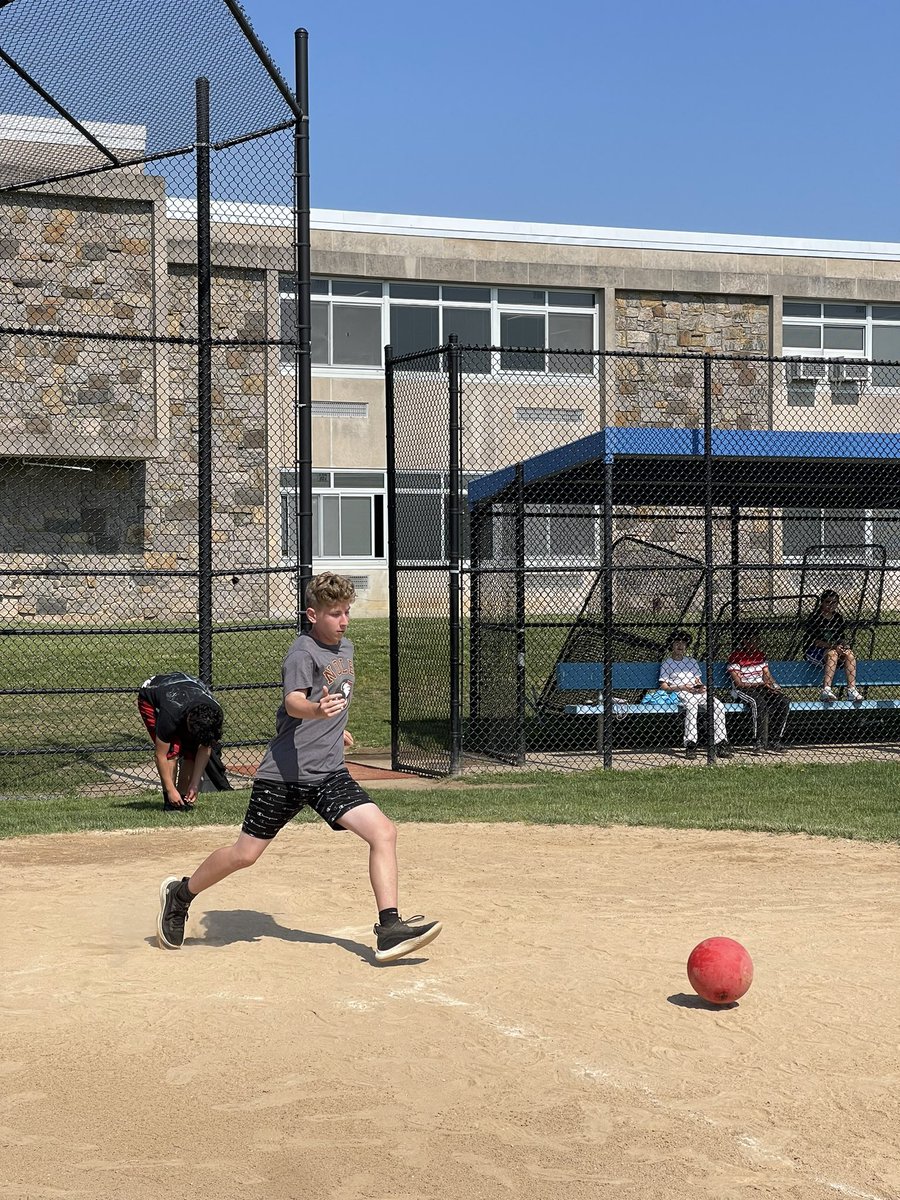 A great day for some KORT kickball! #KORT #ILoveMiddleSchool <a href="/HoenigmannMr/">Mike Hoenigmann</a> @ElwoodMiddle