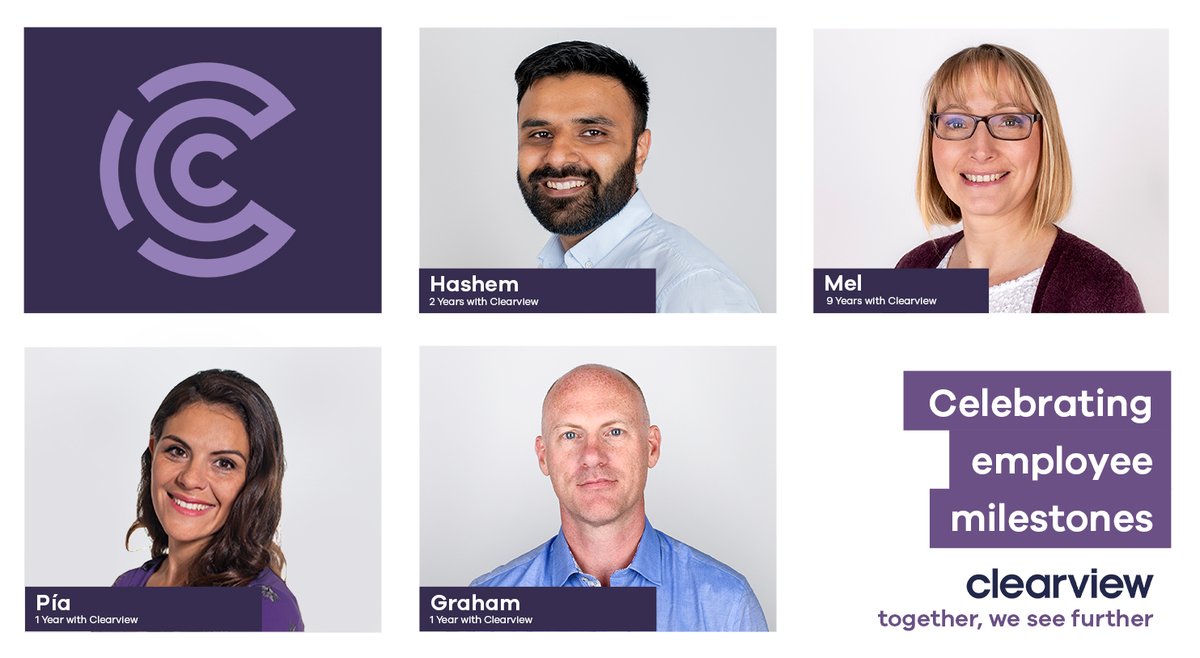 We love to celebrate our people! 🎉

In the last month, we've had some more big milestones for a few members of our wonderful team.

Graham, Pía, Hash, Mel - thank you for everything you do.

#CelebratingEmployeeMilestones #PeopleFirst #TogetherWeSeeFurther #ThankYou