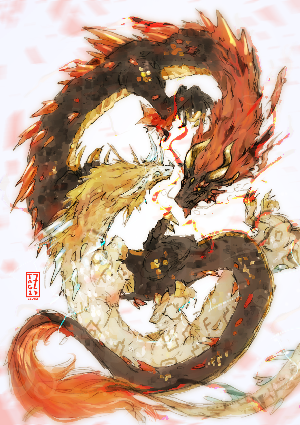 zelda style dragon ganondorf and link??? HELL YEAAAAAAAAAAAAAAA 

i love drawing dragons, look at em noodles!!!

#tearsofthekingdom #link #ganondorf