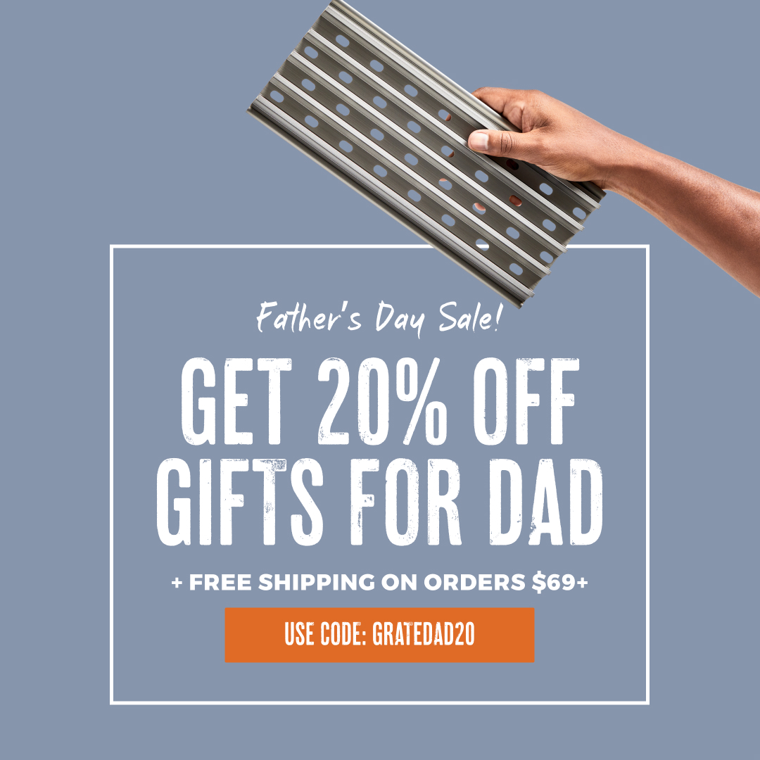 GRATE dads deserve GRATE gifts, which is why we're giving you 20% off sitewide!
.
Use code GRATEDAD20 for 20% off of all orders! Promo only valid June 2nd-19th at 11:59 pm ET.
.
Order by Monday, June 12th at 11:59 pm ET for the best chance of 
Father's Day arrival! 🧡