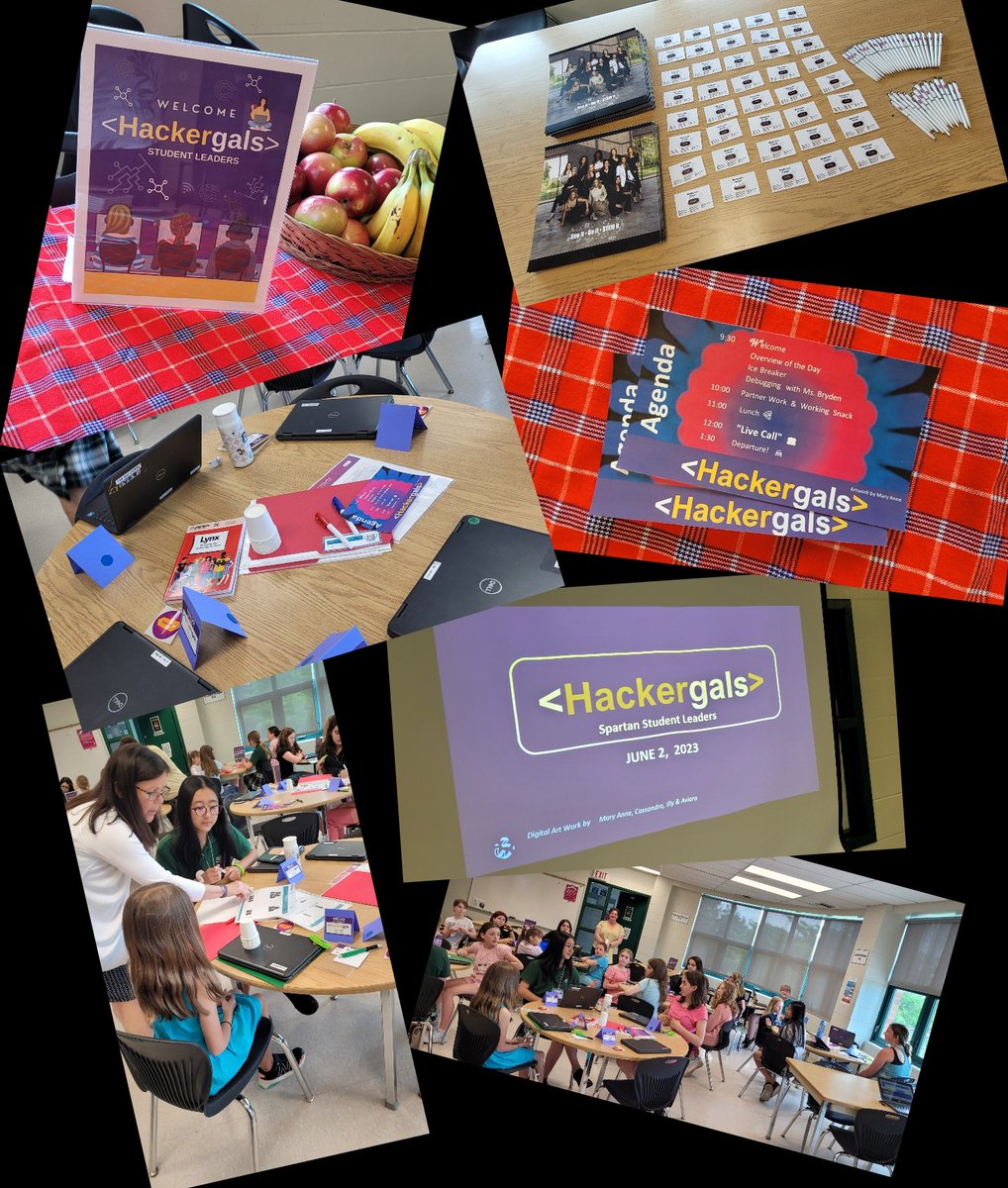 Celebrating @thehackergals St John's Elementary and Intermediate #coding clubs' accomplishments today @CDSBEO! So exciting to experience the energy, collaboration, community, and student creations!! @sandramtheobald