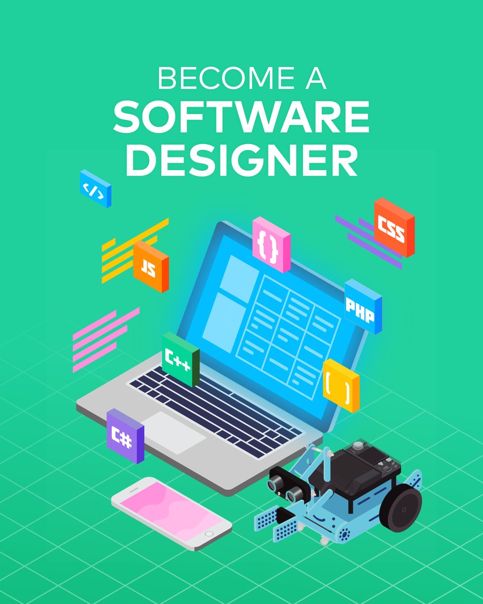 Become a software developer. Living in a technological revolution, #SoftwareDevelopers support industries worldwide. The world relies on developers from #AI development to traffic light systems. Teach #STEAM in classrooms to inspire students to become future Software Developers.