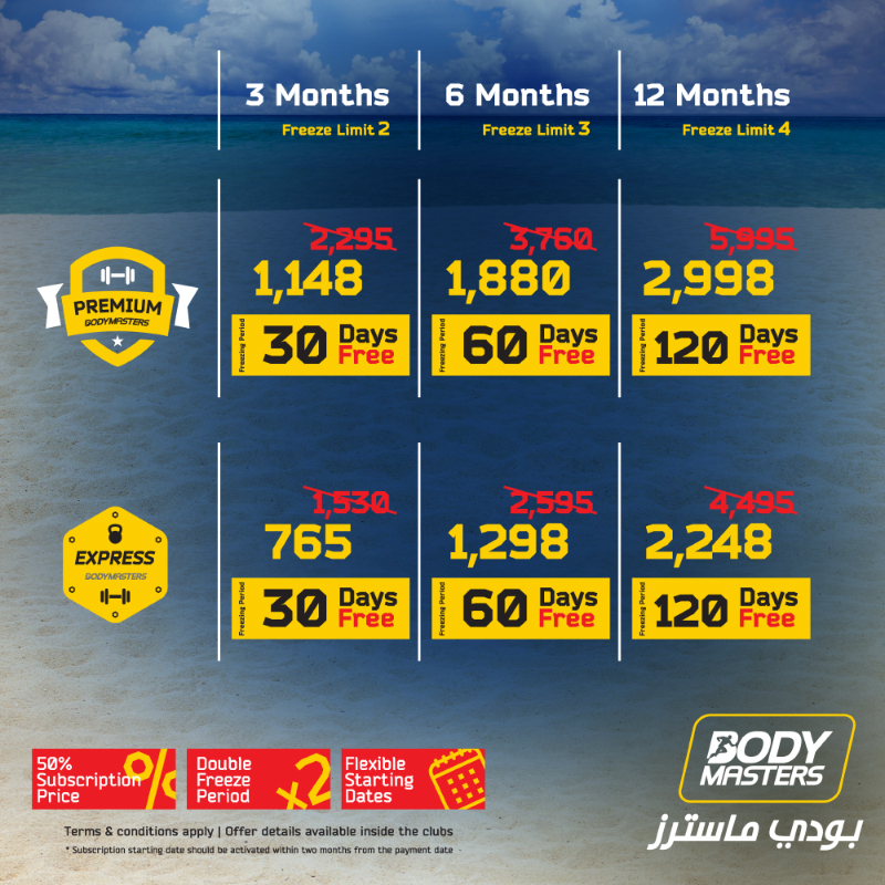 Body Masters on Twitter "We got you backed up for your vacation, don't