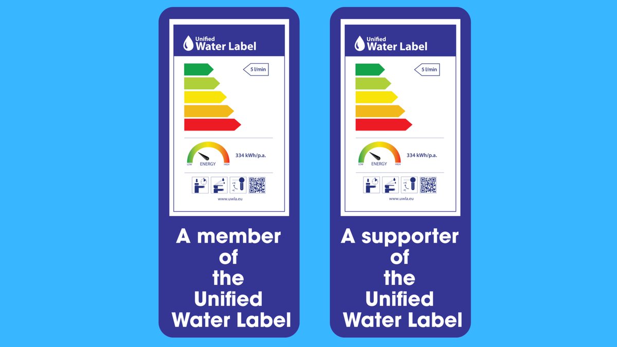 Show your support for the Unified Water Label @Installer_Show by displaying one of our new supporter or member flyers on your stand. Available to you ready printed with an A5 display stand or downloadable to print - uwla.eu/member-support… 

#installershow2023 #labellingscheme