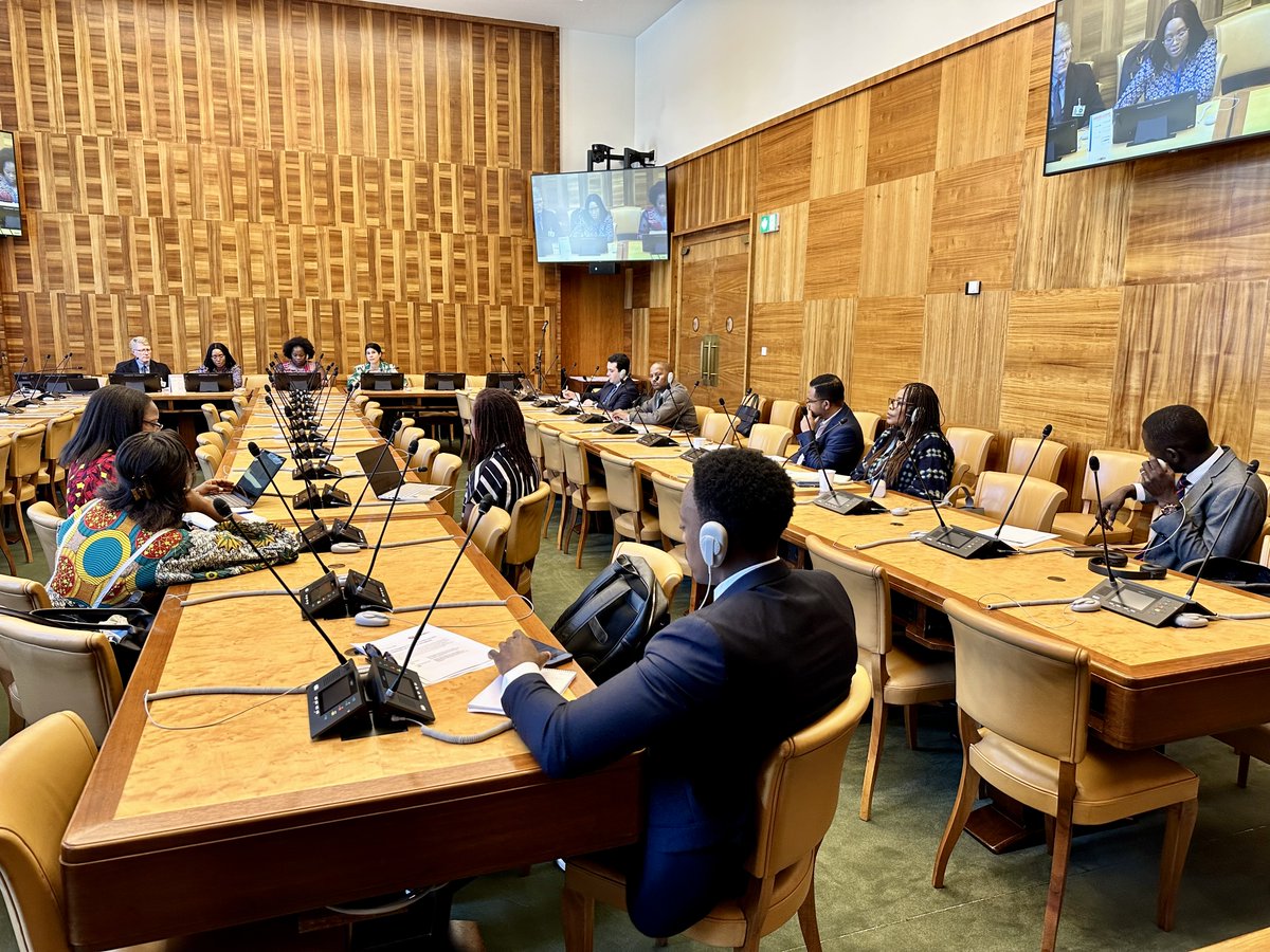 1/2 On 1 June, @nuclearban together with @SAfrPMUN_Geneva (in South Africa’s capacity as co-facilitator of the #TPNW universalisation working group) convened a meeting of the African Group at @UNGeneva to discuss the broad support for the #nuclearban treaty among AU states.
