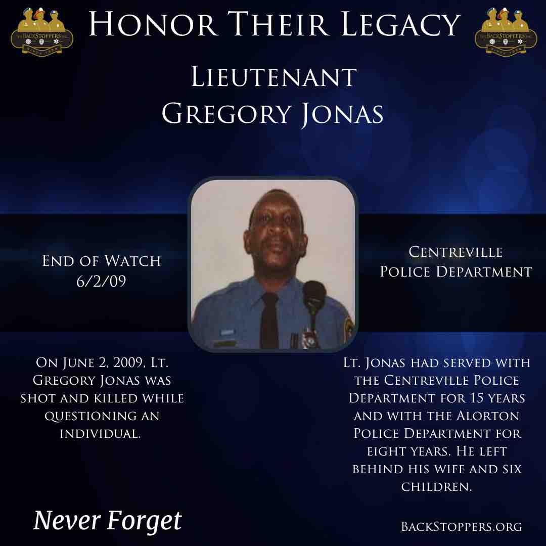 We will never forget Lt. Gregory Jonas who made the ultimate sacrifice on June 2, 2009. Today we pay honor and respect to the life and memory of Lt. Jonas. #NeverForget