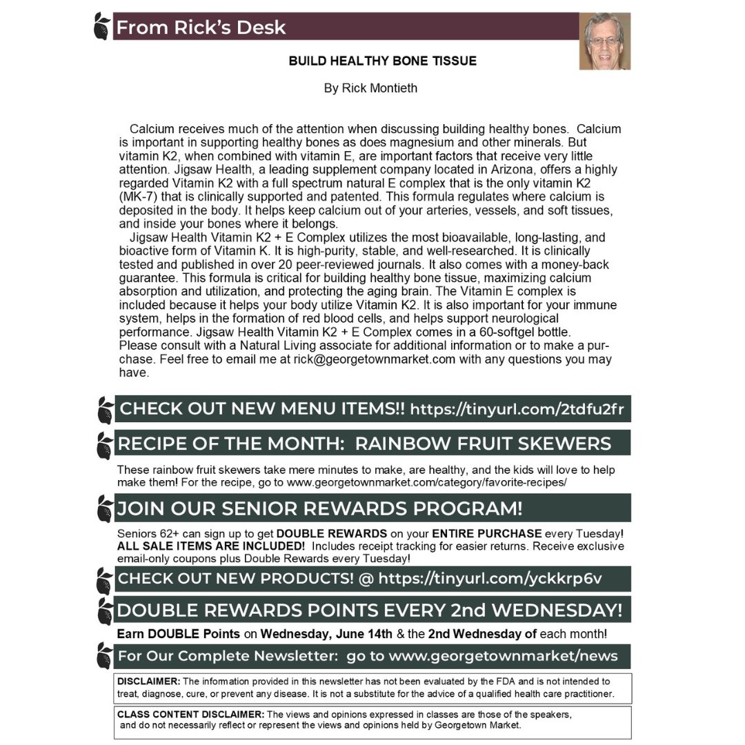 GeorgetownMarkt's tweet image. Here&apos;s our in-store print mini newsletter. New Classes, our June Donation Drive for Dove House, our Local Vendor of the Month, Jim&apos;s Amazing Bread &amp;amp; more! For a complete version, go to georgetownmarket.com/news