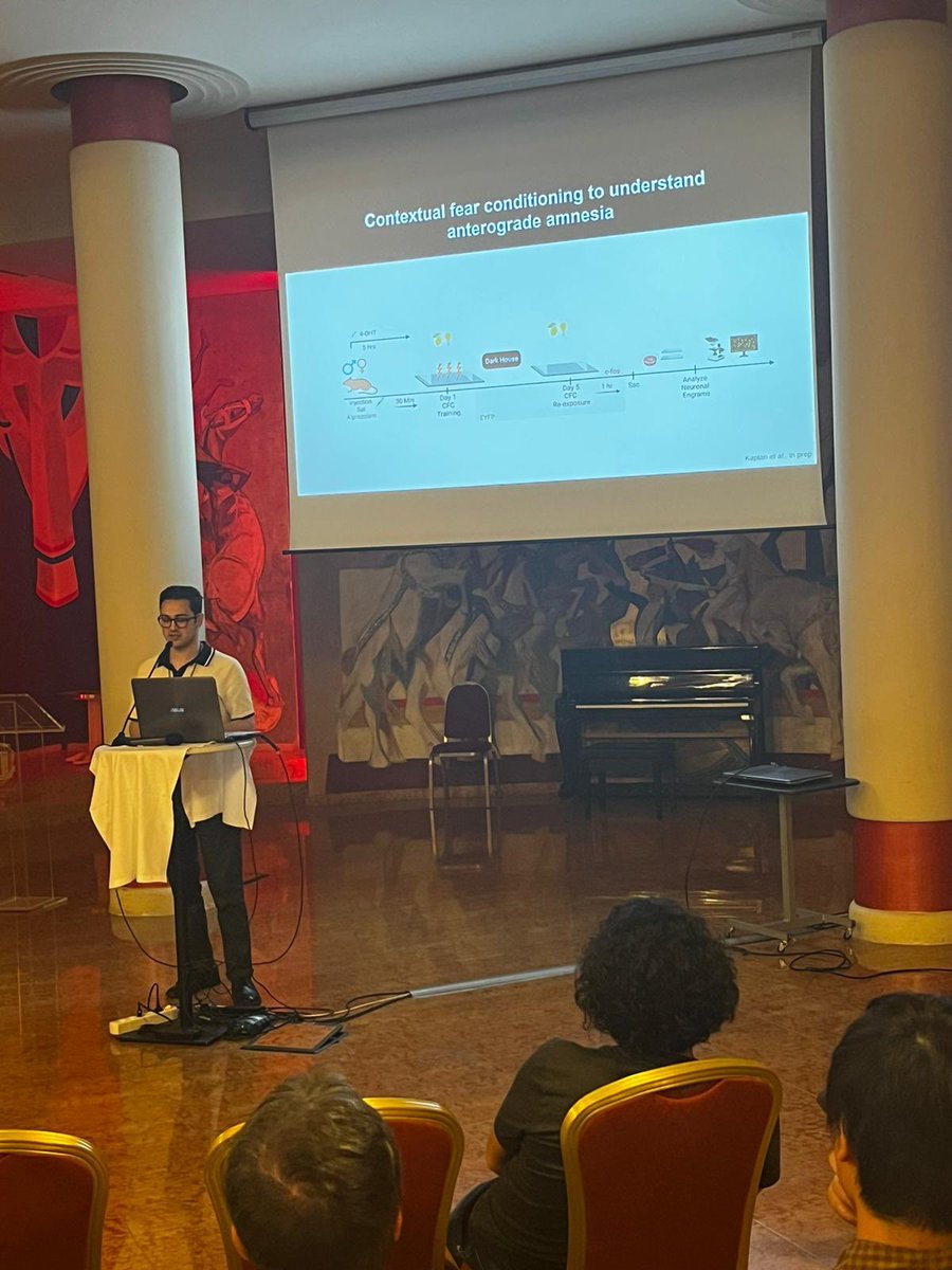 KamKaplanRFUMS's tweet image. I had a great time presenting at my first international conference! #SpringHippocampal #Verona. 
A big thank you to my PI, Dr. Holly Hunsberger @HunsbergerLab for her encouragement to share my work!