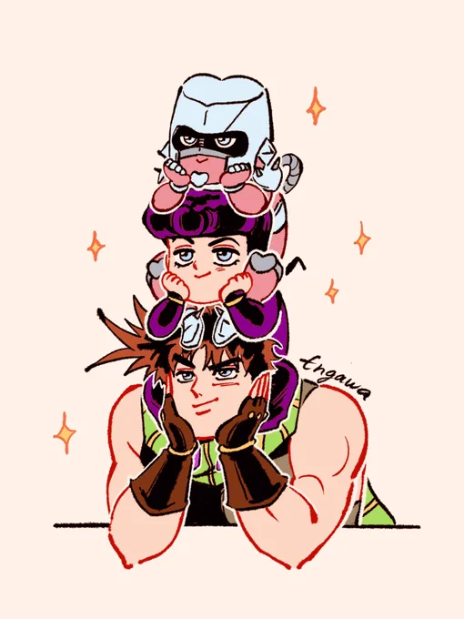 🍡親子  #jjba #jjbafanart