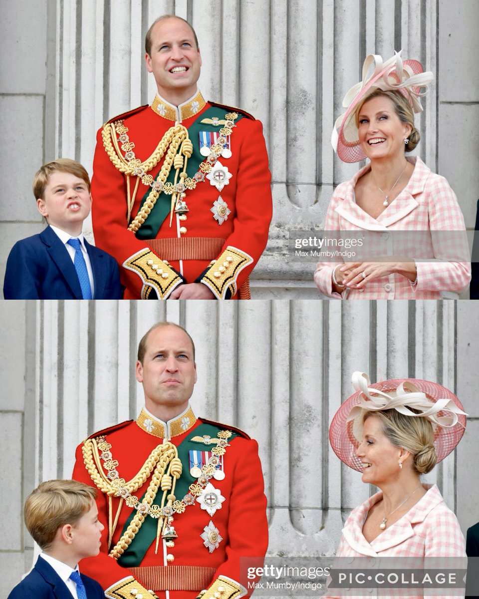 ✨Exactly a year ago, Aunt Sophie with William and George at Trooping the Colour. 

#TheDuchessOfEdinburgh 
#ThePrinceofWales

📸 Getty Images