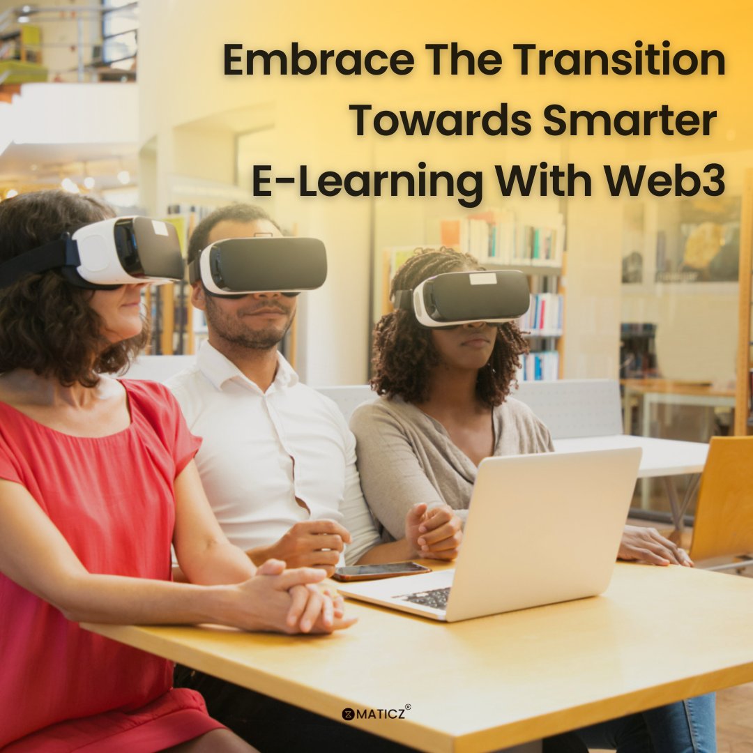 #Web3 has worked its charm in many industries, and education is no exception. With Web3 technologies E-learning has undergone a whole new transition. Are you ready to create an immersive #Elearning experience? Then visit us >> bit.ly/3IRhXwW
#web3education