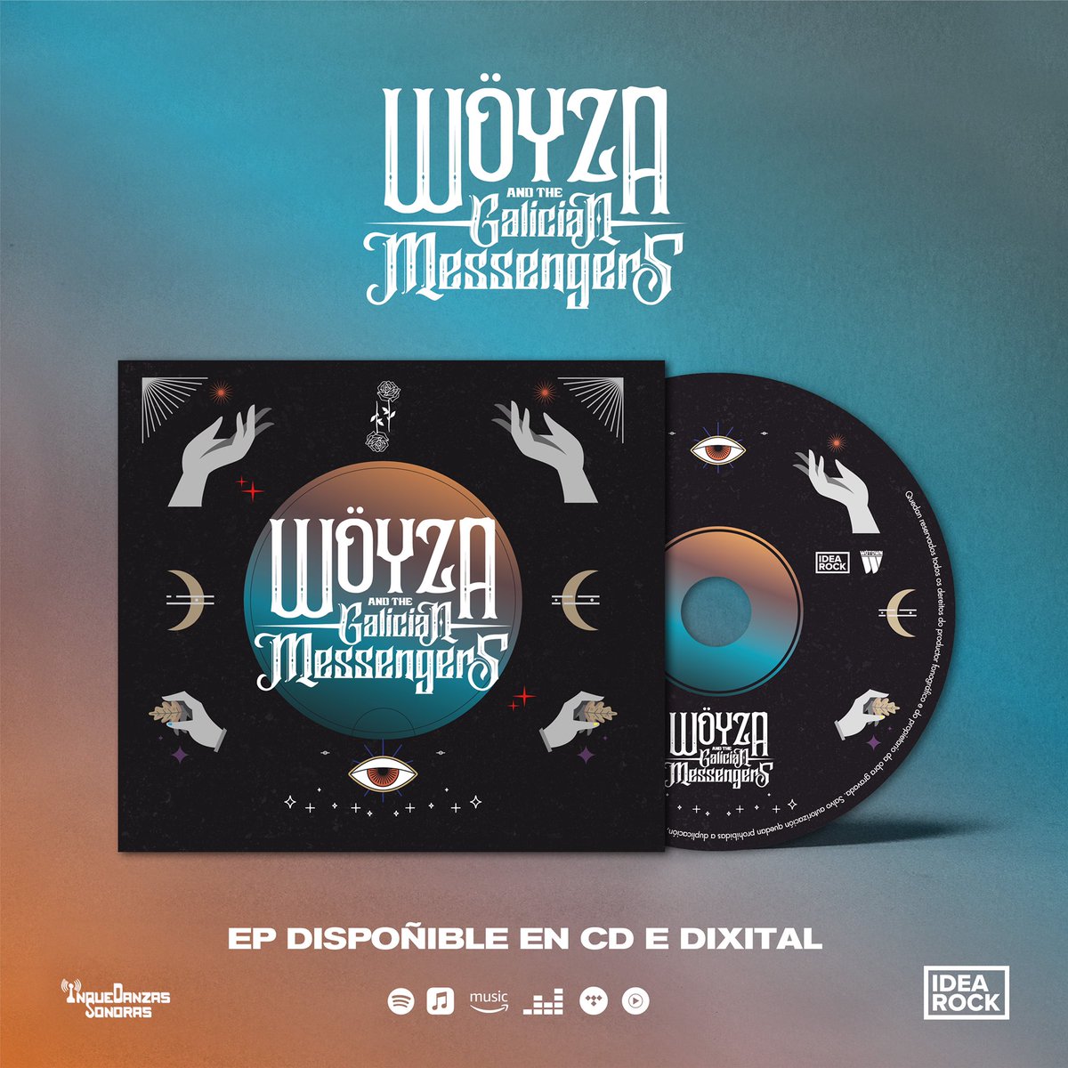 <a href="/woyza/">Wöyza</a> &amp; the @galicianmessengers

 ☘️ 7/6 Presentación en Librería Cartabón #vigo

 ☘️ 9/6 Showcase Cantina do monte #vixiador #vigo

 ☘️ 30/6 Concerto #pontecesures

🎶 Presentamos o noso primeiro EP en formato CD e digital!
#galicianmessengers
