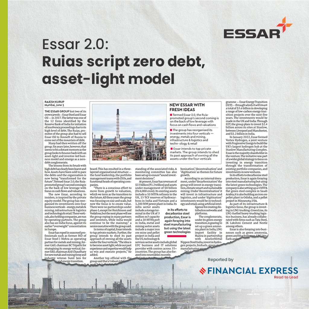 Essar tweet media