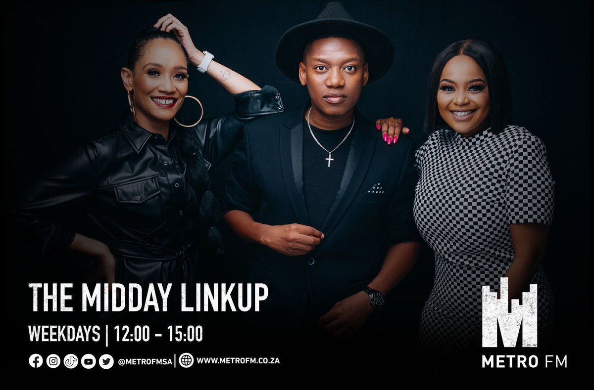 The Midday LinkUp with @Leratokganyago @ProVerbMusic @MelBala holding it down till 3pm #TML
