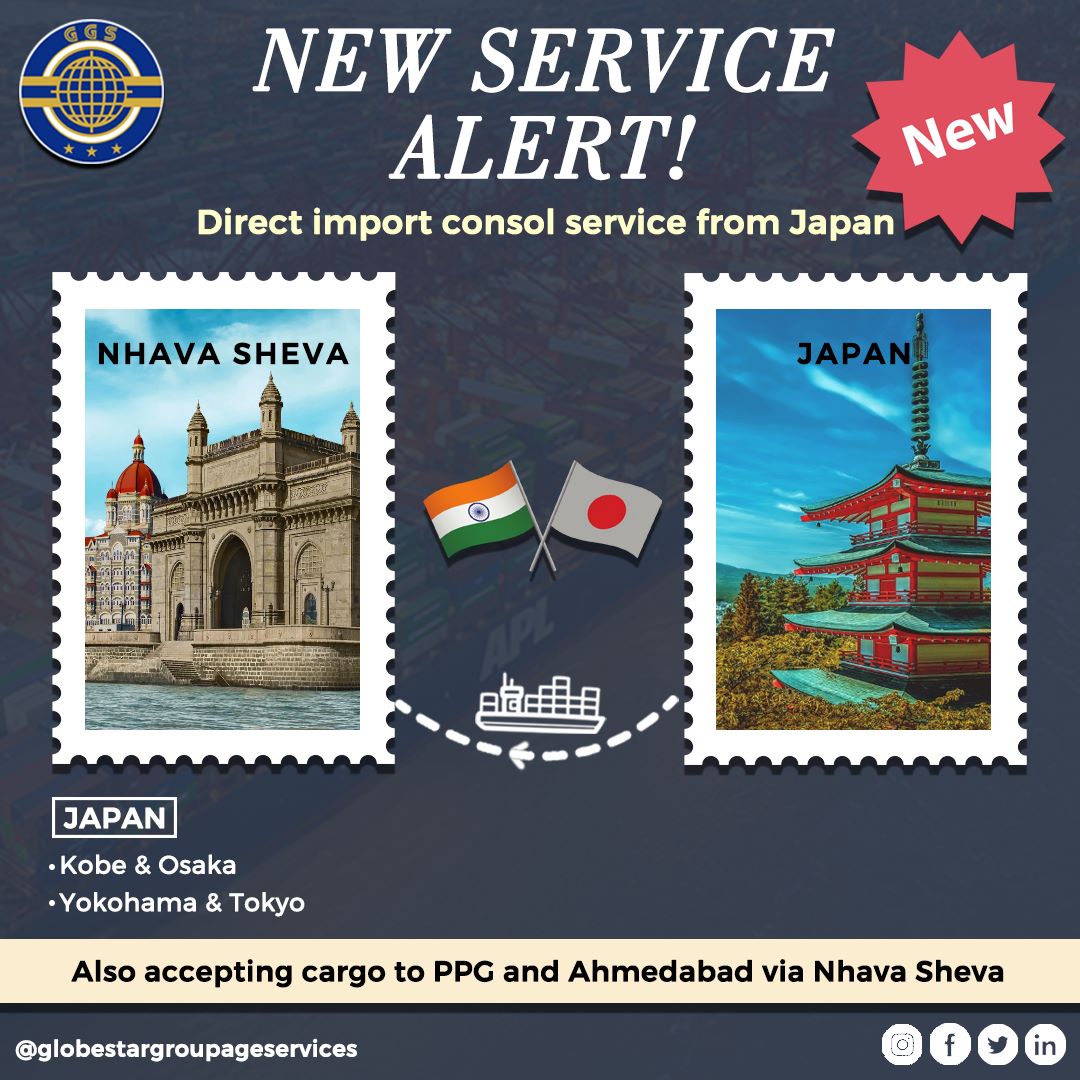 We now link Japan to India through our Direct Import Consolidation Service!
.
.
#shipping #freightforwarder #freight #freightforwarding #logistics #freightbroker #imports #consolidation #groupage #cargo #importconsole #importexport #importers #lcl #lessthancontainerload #lclcargo