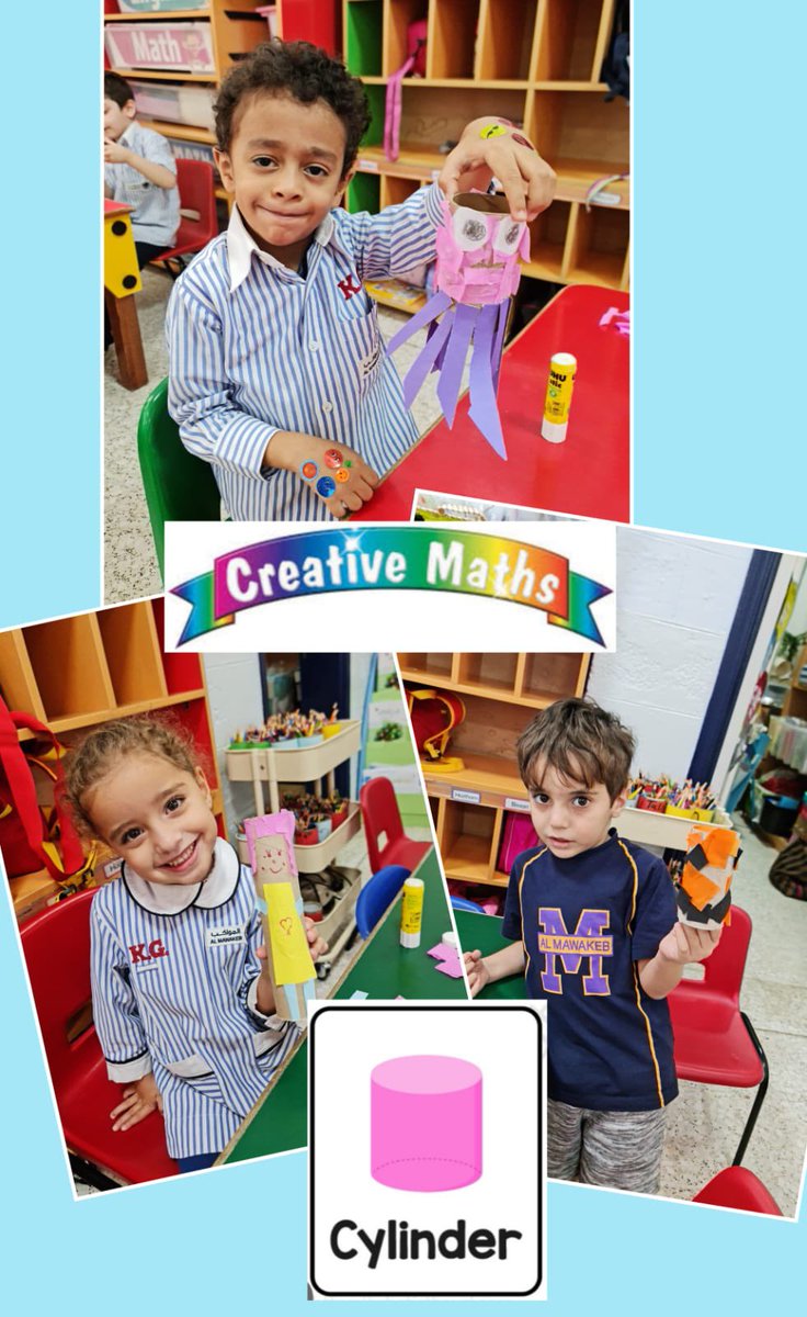 Mawakeb_Barsha's tweet image. From hands-on crafts activities to unleashing their creativity while learning about shapes, our KG kiddos discovered a world of endless possibilities. Watch as their minds blossom with every geometric masterpiece they create! #ShapeExplorers #CreativeMathClass #WeAreAlmawakeb