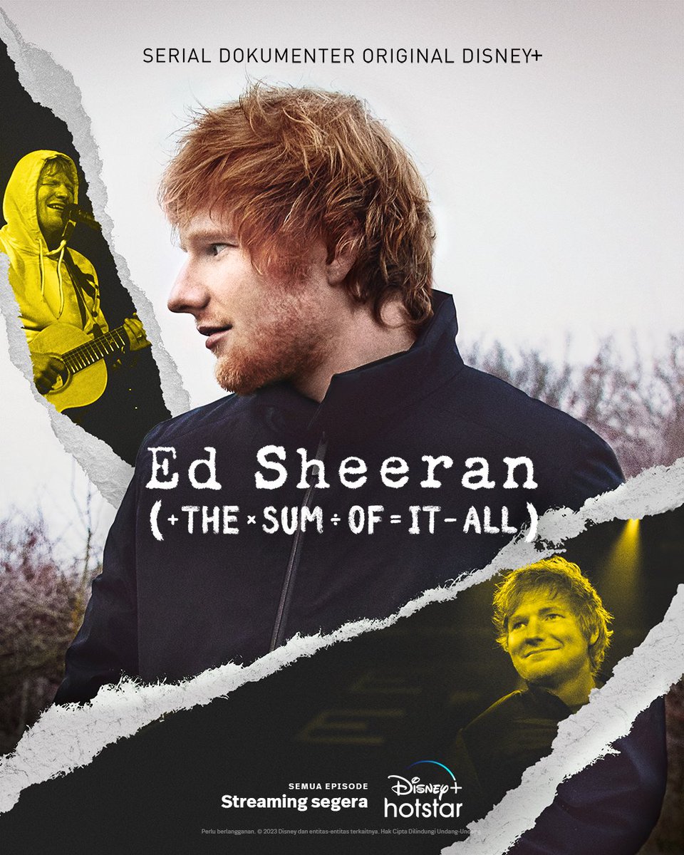 Kamu tau ga kenapa lagu Ed Sheeran bisa mendunia? Apakah karena lagunya terinspirasi dari kisah hidupnya? Penasaran ga sih lika-liku apa yang dia hadapi hingga bisa sesukses ini? Yuk streaming aja #TheSumOfItAll di @DisneyPlusID #DisneyPlusHotstarID

Link: bit.ly/3ORQ7EF