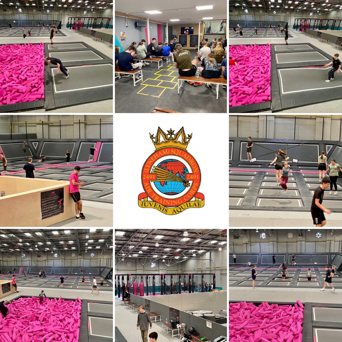 2491 (Lyneham) Squadron ATC (@2491atc) on Twitter photo We hope our <a href="/aircadets/">RAF Air Cadets</a> had a good evening out last Thursday at Freedog Trampolining, Swindon.
Hopefully it was a chance to unwind and burn off some of that built up energy!
<a href="/DWWaircadets/">Dorset Wiltshire Wing Air Cadets</a>
<a href="/ComdtAC/">Commandant RAF Air Cadets</a>
<a href="/SWRegionRAFAC/">South West Region RAFAC</a>
#WhatWeDo
#NextGeneration
#NoOrdinaryHobby
#ReachingForTheStars We hope our <a href="/aircadets/">RAF Air Cadets</a> had a good evening out last Thursday at Freedog Trampolining, Swindon.
Hopefully it was a chance to unwind and burn off some of that built up energy!
<a href="/DWWaircadets/">Dorset Wiltshire Wing Air Cadets</a>
<a href="/ComdtAC/">Commandant RAF Air Cadets</a>
<a href="/SWRegionRAFAC/">South West Region RAFAC</a>
#WhatWeDo
#NextGeneration
#NoOrdinaryHobby
#ReachingForTheStars