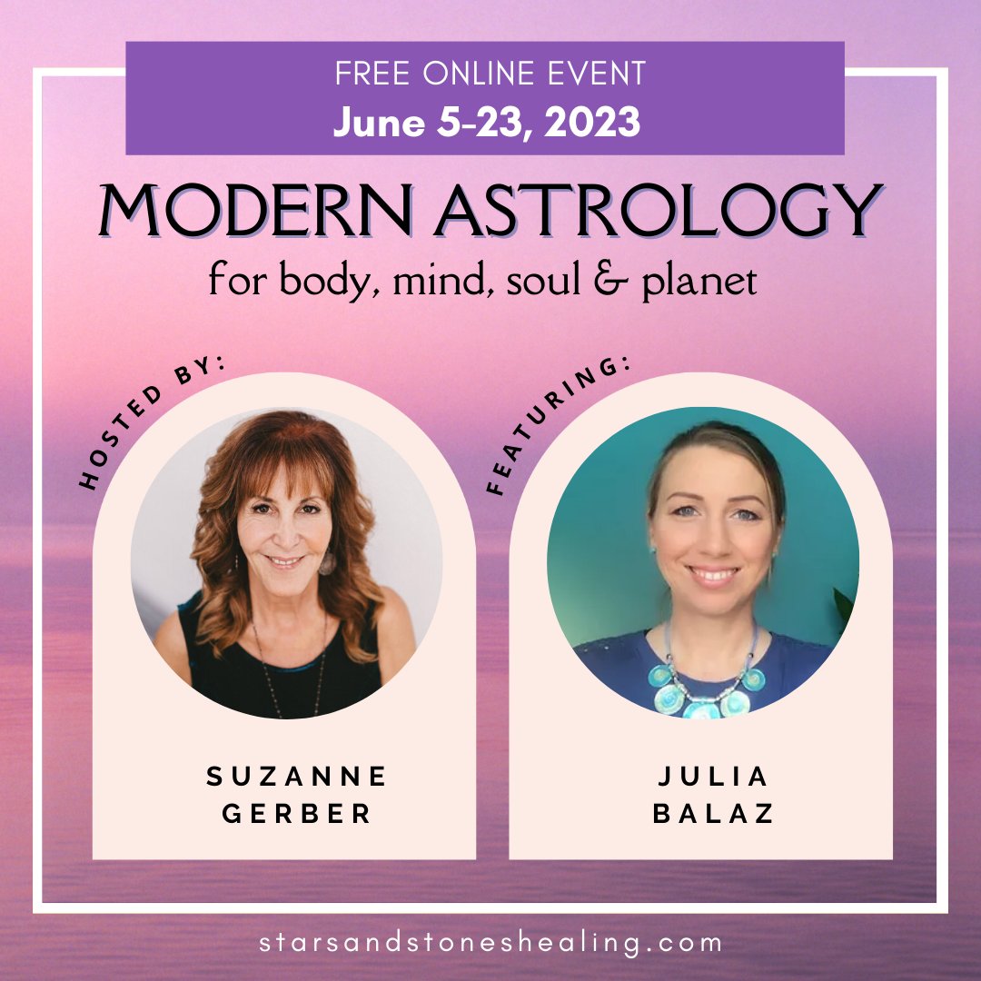 Only a few days left for you to register for this free three-week summit featuring 15 esteemed astrologers and their best presentations on valuable Astro topics to support your life journey. Sign up here: starsandstoneshealing.tiny.us/JBalaz