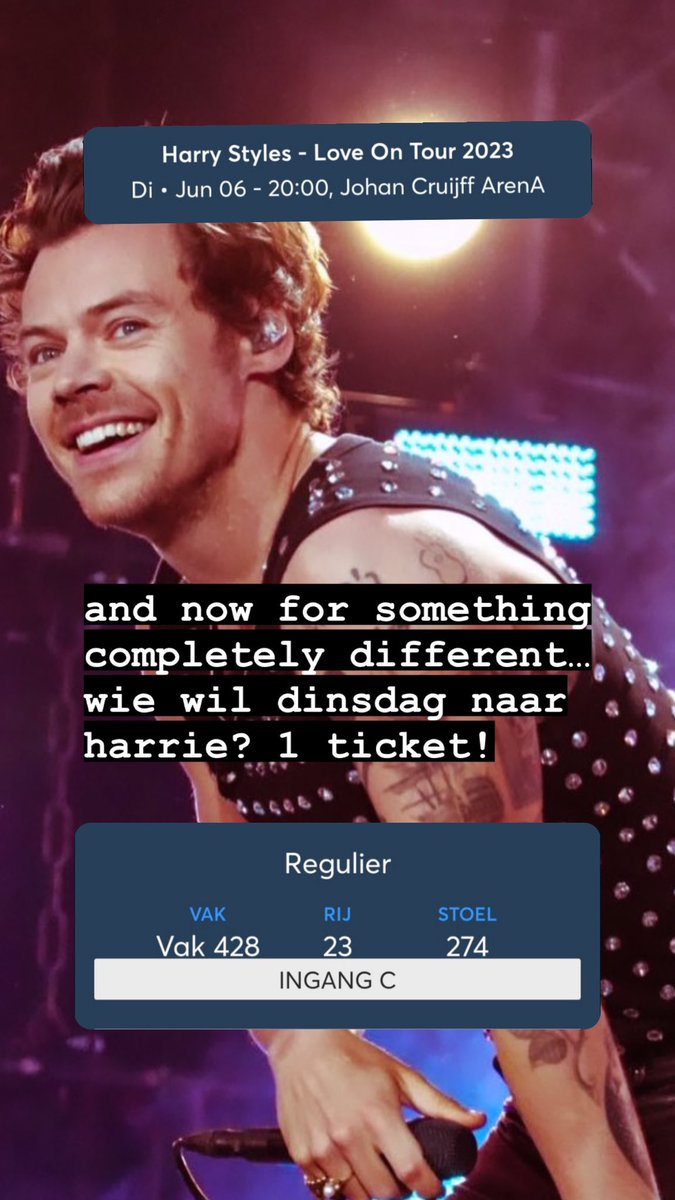 Wie wil? #HarryStyles