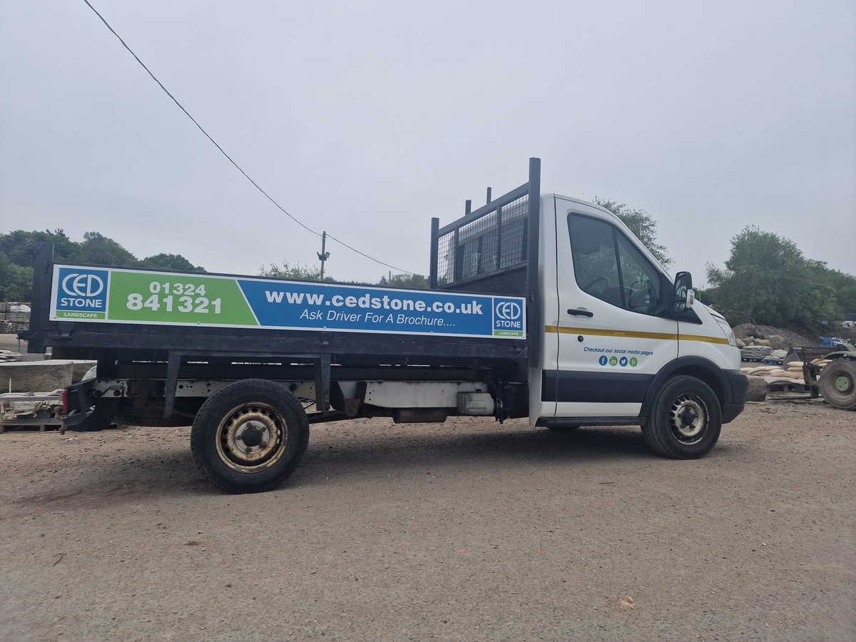 Wee van all logoed up and ready to deliver! 💪