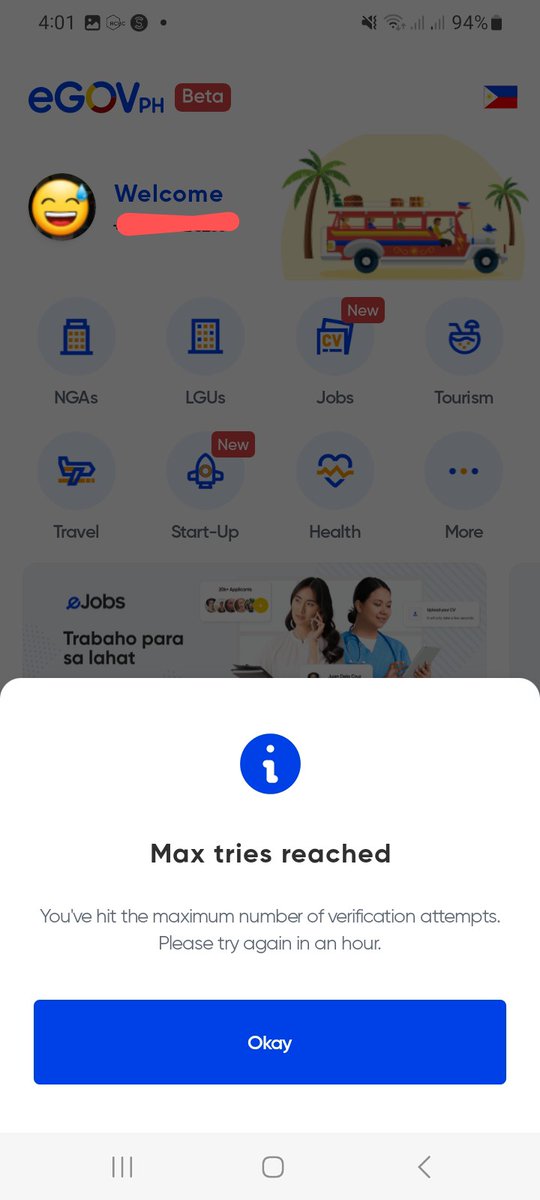 heyitsmeDYOSEF's tweet image. Okay Houston I have problem on verifying my account. There&apos;s  no option after taking picture of my phylsys ID 🤔 #egovph #superapp