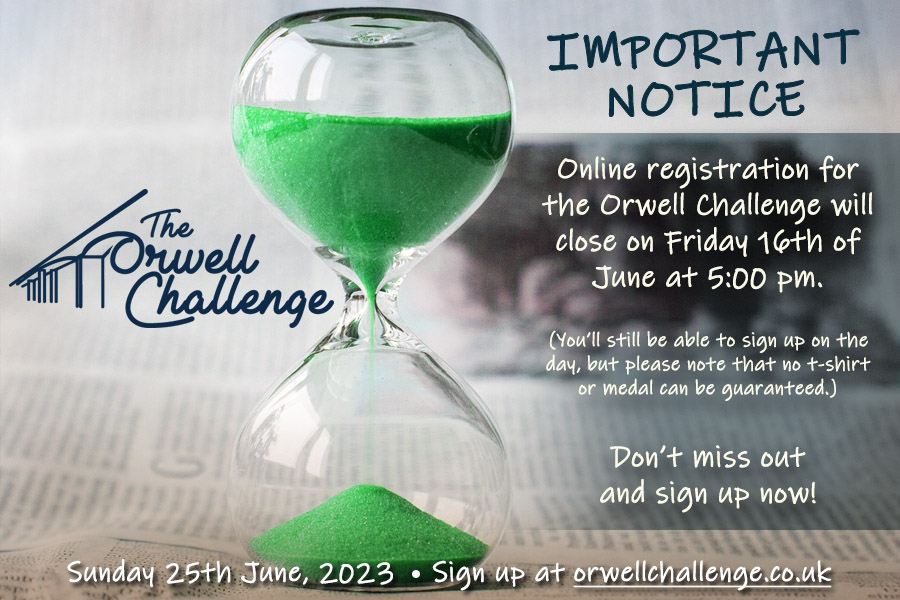 Just saying ..... #deadlineapproaching #dontmissout 
#orwellchallenge