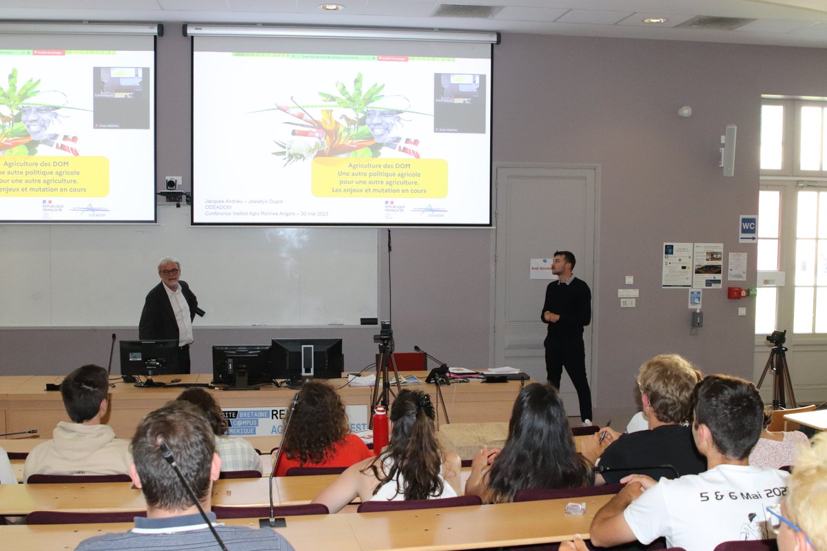 [Retour sur le Cycle TransFORMER]

📌Un échange passionnant autour de la #Transitions des #agricultures des #OutreMer avec Jacques Andrieu et Josselyn Dupré de #ODEADOM et #Alumni

🎞Retrouvez l'intégralité de la conférence sur notre chaine Youtube : youtu.be/7mYoVBpu4M0