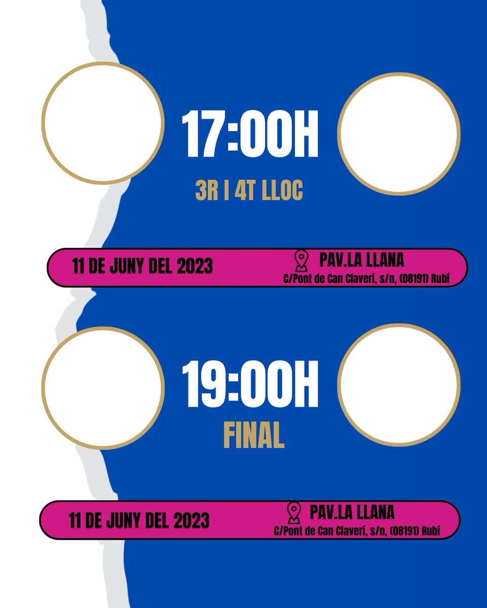 Prepara't per a un enfrontament d'alt voltatge! ⚡🏀 Estem a només uns dies de la fase prèvia a la final a quatre, on els millors equips de segona catalana masculina lluitaran per un lloc a la gran final. Uneix-te a nosaltres per viure la intensitat del bàsquet 🎉.