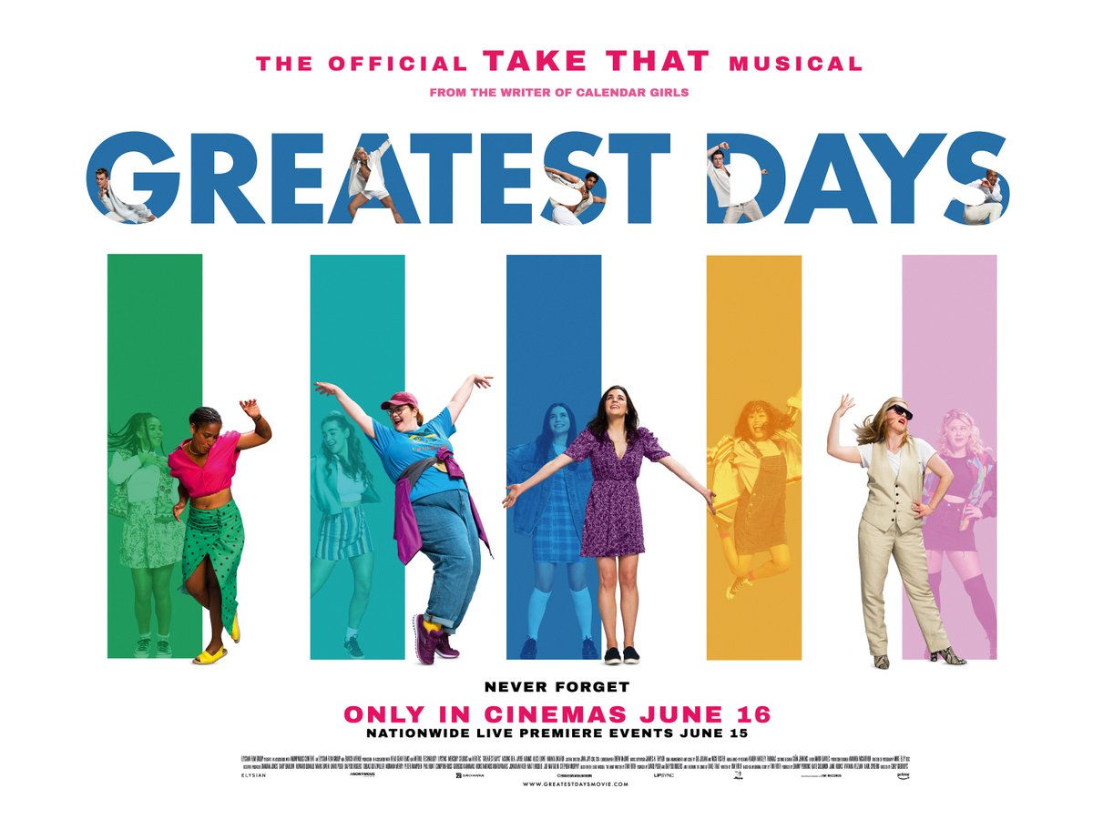 To celebrate just TWO WEEKS to go until you step into the world of #GreatestDaysMovie, we've got a magical new poster for you! 👀 In UK and ROI cinemas from June 16.