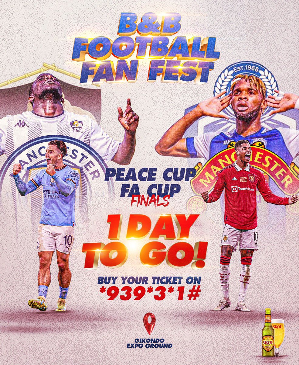 imfuraluc01's tweet photo. #BBFFF | SATURDAY 03rd June 2023
Nta gucikwa kuri uyu wa Gatandatu i Gikondo!
Turabereka imikino kuri TVs za RUTURA:
03PM
APR FC vs RAYON SPORTS
04PM:
Man City vs Man Utd
Nta gucukwa muzaze Turebe imikino ku batarerekeza i Huye, Dusangira icyo kunywa no kurya… https://t.co/0wkLUE8TwY
