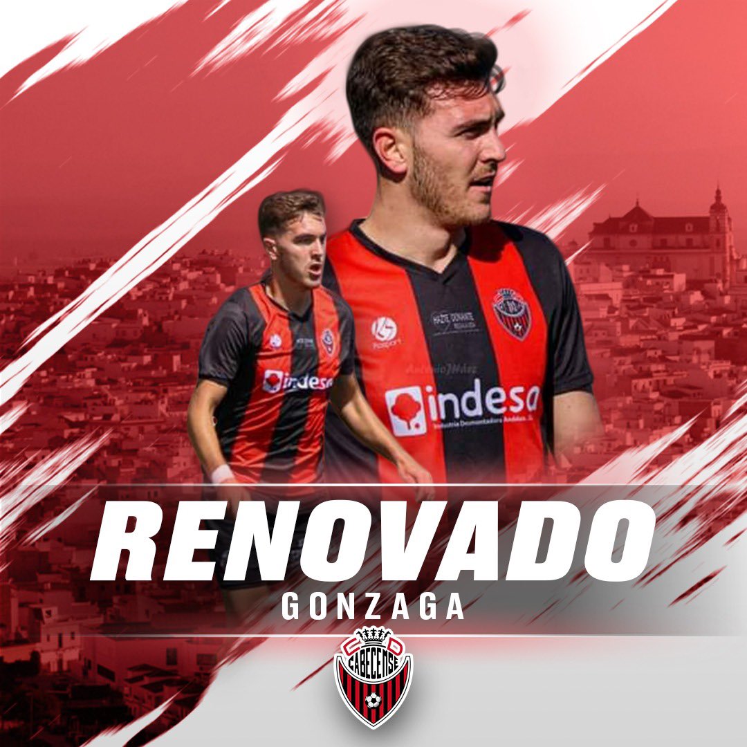 cdcabecense's tweet image. 📣 𝐂𝐎𝐌𝐔𝐍𝐈𝐂𝐀𝐃𝐎 𝐎𝐅𝐈𝐂𝐈𝐀𝐋
Nuestro canterano, Gonzaga, continuará en el #CDCabecense ✍🏽

Nos hará disfrutar de su magia una temporada más.
 Gracias por tu compromiso con el equipo de tu pueblo.