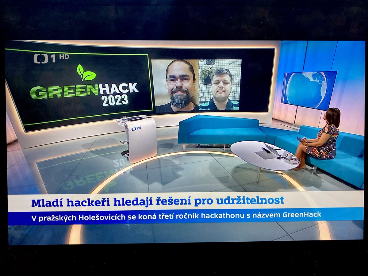 studenik's tweet photo. Co heknout o víkendu? #GreenHack2023 🌱🦾 Sledujte přenos z vyhlášení v sobotu od 18.30 na https://t.co/S0MvTjZ4hS a stavte se do #Vnitroblock na after party. https://t.co/6a2fdLCNY2