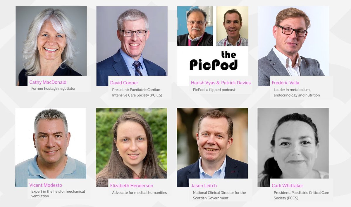 Paediatric Critical Care Society (@picsociety) on Twitter photo 🌟Keynote speakers announced for #PCCS2023!🌟
Join us in #Edinburgh 4th-6th October to hear from these & many others
💻Programme, registration & abstract submission info: pccs2023.scot
#PedsICU #PedsCICU
<a href="/PICU_Scot/">PICU dot SCOT</a> <a href="/PCCU_Edinburgh/">Paediatric Critical Care Unit, Edinburgh</a> <a href="/Scot_STAR/">ScotSTAR</a> <a href="/echcharity/">Edinburgh Children's Hospital Charity</a> <a href="/GCH_Charity/">Glasgow Children's Hospital Charity</a> 🌟Keynote speakers announced for #PCCS2023!🌟
Join us in #Edinburgh 4th-6th October to hear from these & many others
💻Programme, registration & abstract submission info: pccs2023.scot
#PedsICU #PedsCICU
<a href="/PICU_Scot/">PICU dot SCOT</a> <a href="/PCCU_Edinburgh/">Paediatric Critical Care Unit, Edinburgh</a> <a href="/Scot_STAR/">ScotSTAR</a> <a href="/echcharity/">Edinburgh Children's Hospital Charity</a> <a href="/GCH_Charity/">Glasgow Children's Hospital Charity</a>
