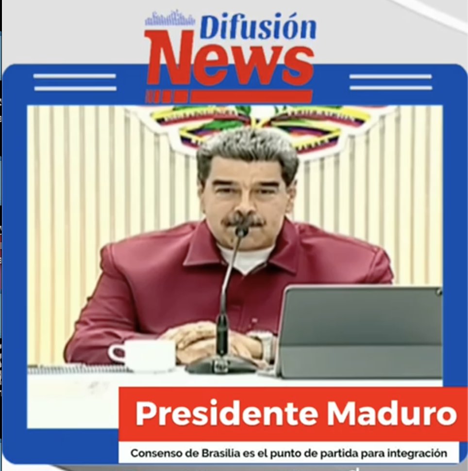 linktr.ee/difusionews
🌍🤝 El presidente Maduro respalda el Consenso de Brasilia como punto de partida   para la integración en América del Sur. Un importante encuentro que busca   unir a los países de la región en una agenda común. #Maduro #ConsensoDeBrasilia #Integración