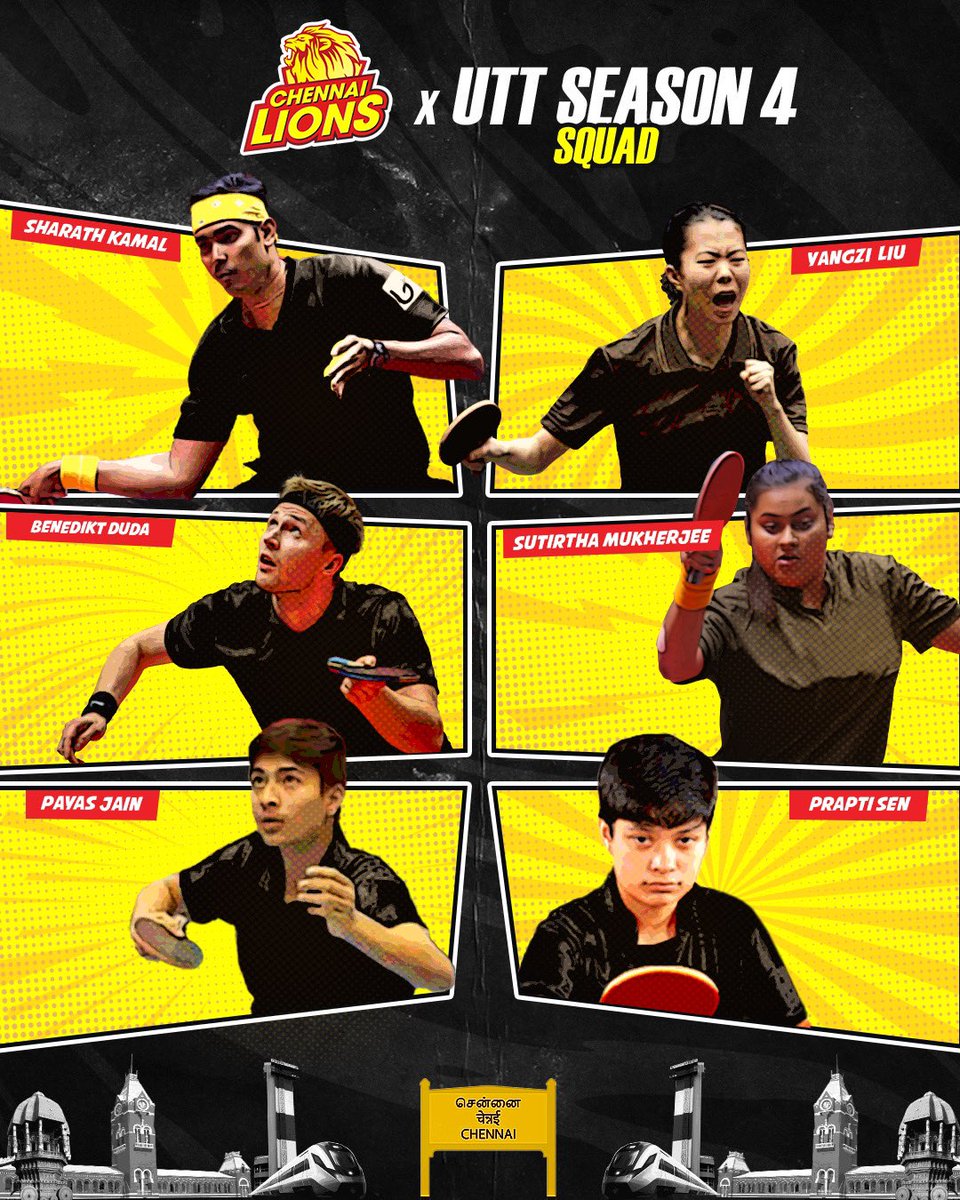 Ultimate Table Tennis on Twitter "Aarambikalama Chennai? 🦁 Your 6️⃣