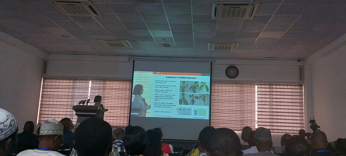 Takeaway from Dr @Leena_Tripathi keynote adress; Africa has the potential to produce 2-3 times more cereals,grains, and other staple crops trough Agric innovations like CRISPR @IITA_CGIAR @ScienceAlliesGh @ScienceAlly #FoodSecurity #geneediting #crispr