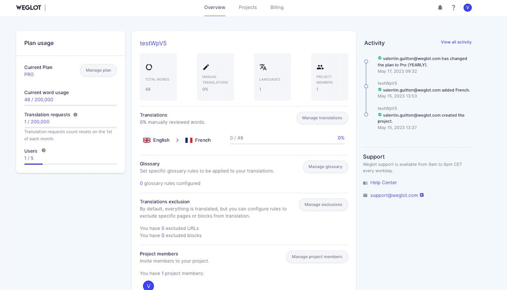 Weglot has just released a brand new modern dashboard design and variable suggestions for its #nocode website #translation tool. 👉 lttr.ai/ACZkm