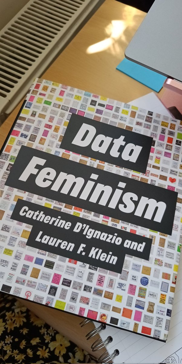I'm really excited to read this #datafeminism book. It has been on my #BookBucketList for ages. My two favourite subjects- Data and Feminism
❤️ @laurenfklein ♀️ #womenindata