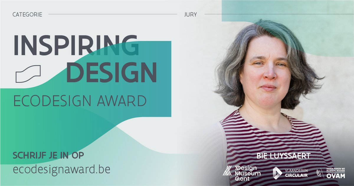 Vlaanderen Circulair (@circulflanders) on Twitter photo De #Ecodesign Award voor studenten lanceert een nieuwe prijs voor een inspirerend ontwerp dat een duurzame, circulaire en/of regeneratieve oplossing biedt aan een uitdaging van vandaag of morgen.
<a href="/DesignMuseumBE/">Design Museum Gent</a> De #Ecodesign Award voor studenten lanceert een nieuwe prijs voor een inspirerend ontwerp dat een duurzame, circulaire en/of regeneratieve oplossing biedt aan een uitdaging van vandaag of morgen.
<a href="/DesignMuseumBE/">Design Museum Gent</a>