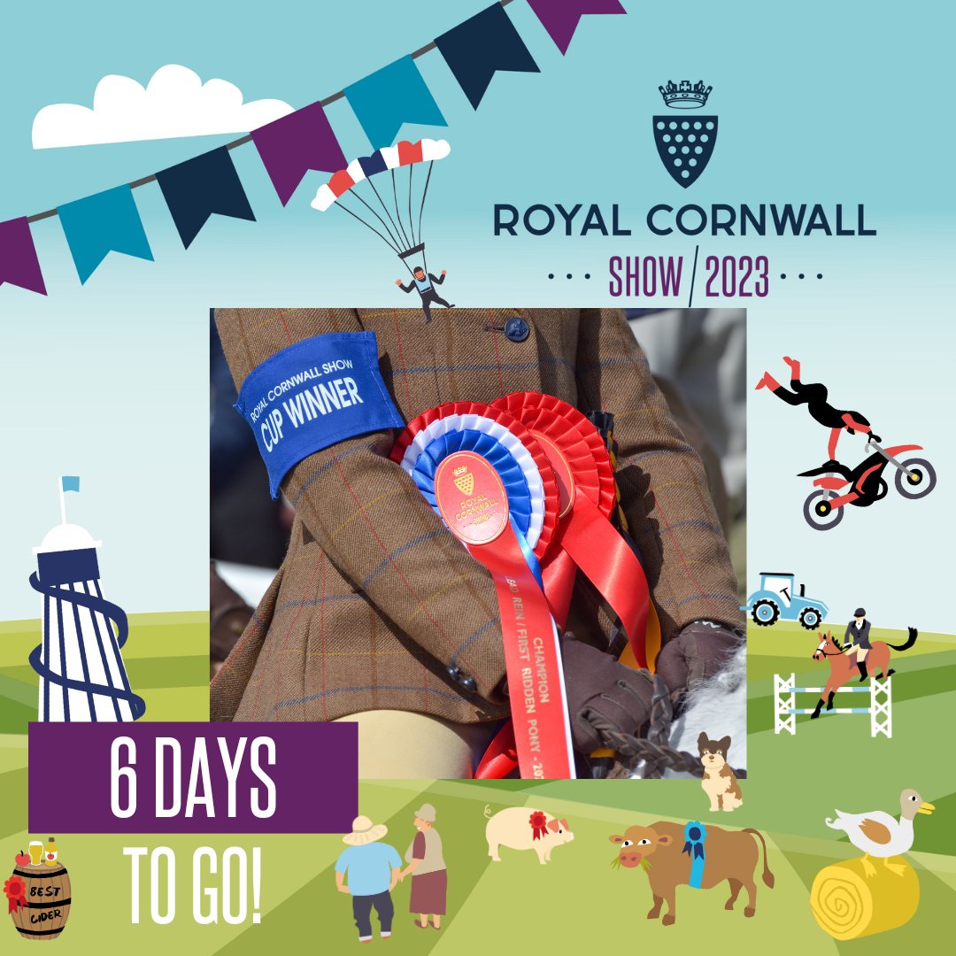 RoyalCornwall's tweet image. As we head into the weekend, it's just 6 days until the fun begins....

🎟🤩
