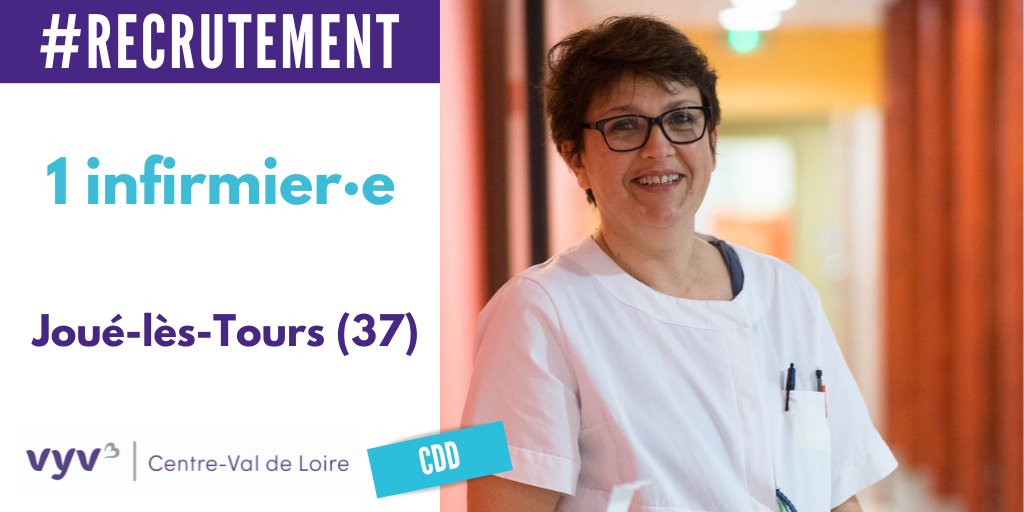 VYV³ Centre-Val de Loire (@vyv3cvl) on Twitter photo #RECRUTEMENT Notre accueil de jour Relais Cajou de Joué-lès-Tours (37) recherche 1 infirmier·e pour un CDD de 4 mois à temps partiel à partir du 3 juillet 2023.
📨 Postuler : vyv3cvl.nous-recrutons.fr/poste/voygz7i5…
👍 Nos avantages : cvl.vyv3.fr/recrutement #RECRUTEMENT Notre accueil de jour Relais Cajou de Joué-lès-Tours (37) recherche 1 infirmier·e pour un CDD de 4 mois à temps partiel à partir du 3 juillet 2023.
📨 Postuler : vyv3cvl.nous-recrutons.fr/poste/voygz7i5…
👍 Nos avantages : cvl.vyv3.fr/recrutement