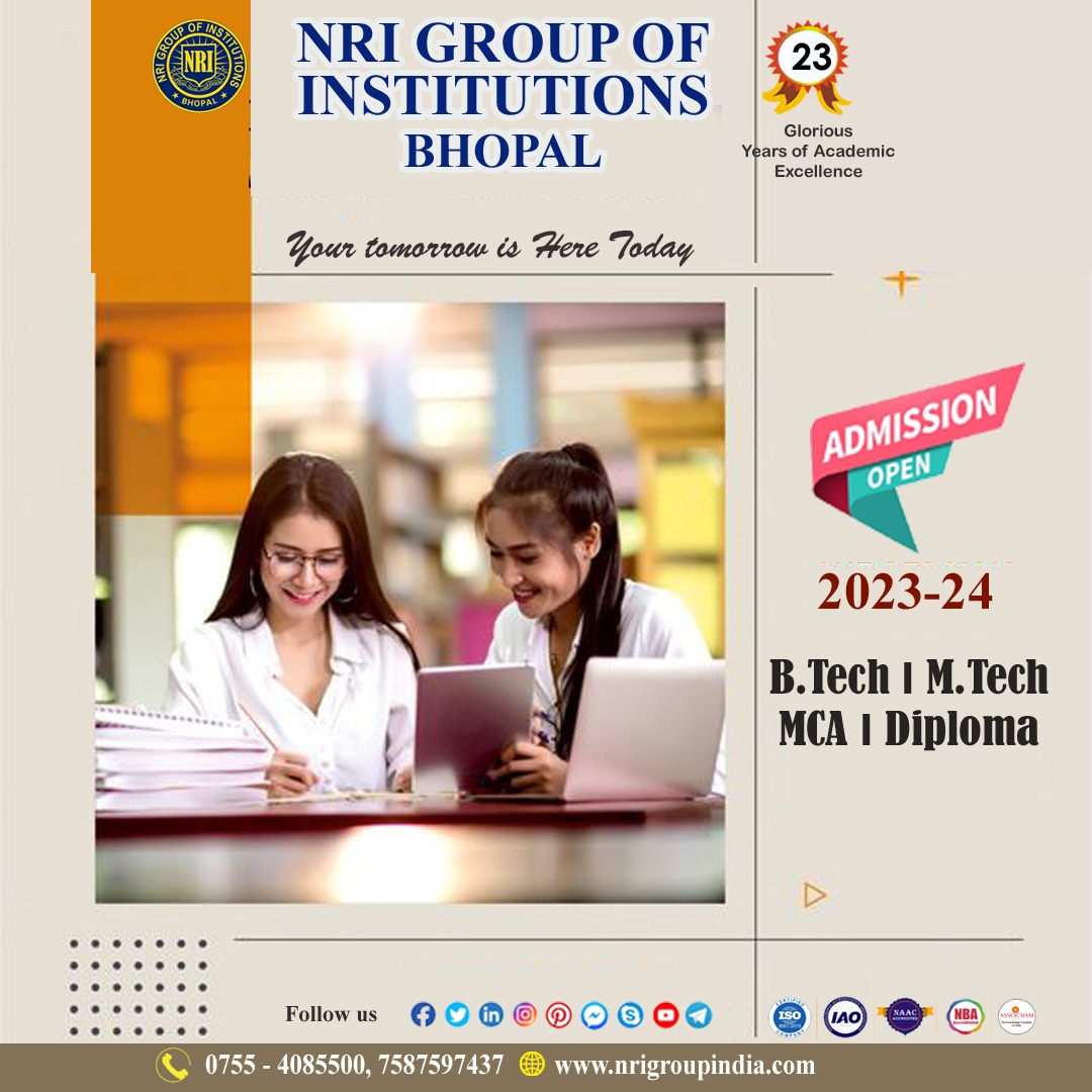 We're excited to announce that admissions are now open for B.Tech, M.Tech, MCA, and Diploma Courses. Equip yourself with the skills required to thrive in the digital era. Apply now and embark on a transformative educational journey. 

#NRIGroup