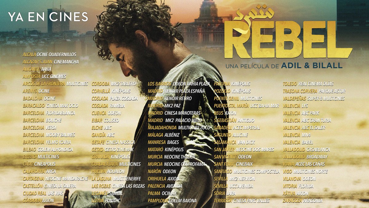 Encuentra tu cine favorito y disfruta de esta magnífica película.
REBEL 🎞️🍿
YA  EN CINES!
#Cartelera #cine #cinefilos #cinema #YoVoyAlCine #laculturaessegura #festivalfilms #FestivalFilms #rebel #inopiafilms