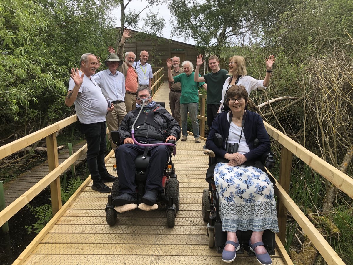 Day 2 of #VolunteerWeek2023

Thanks to the amazing Wednesday work party volunteers at Gosforth Nature Reserve, a new accessible boardwalk is completed, widening enjoyment of the Beck Hide. Members and volunteers are delighted at making  wildlife accessible to more people.