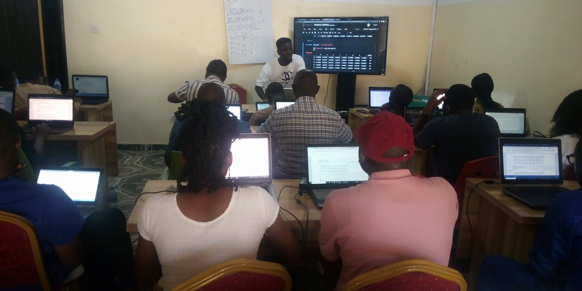 dajatscandy27's tweet image. With appreciations to #codeplateau I so far have a more broad understanding on #loops , #functions , #variables , #pandas ,  #dataframes 

Shout outs to my Boss and leaders #David_Daser
#ponfa_miri
#Emmychesh
#Data_science
#code_plateau