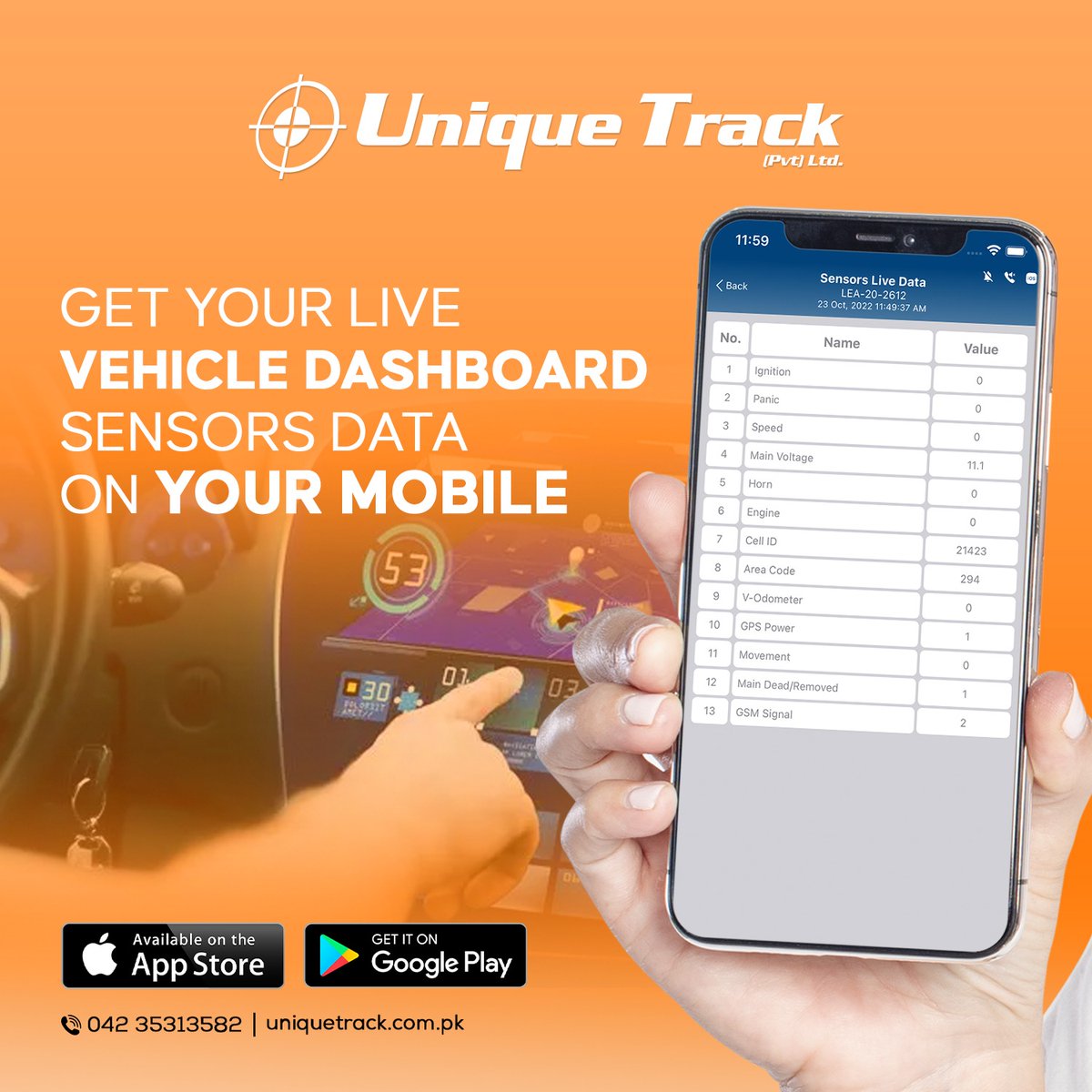 Introducing the revolutionary GPS Car Tracker, your ultimate solution for real-time vehicle tracking. 🚀
📱 : 03234444434
#UniqueTrack #GPSCarTracker #LiveTracker #CarTracker #VehicleTrackingSystems #BestCarTrackingCompanies #TrackerVehicleTracking #BestTrackerForCar