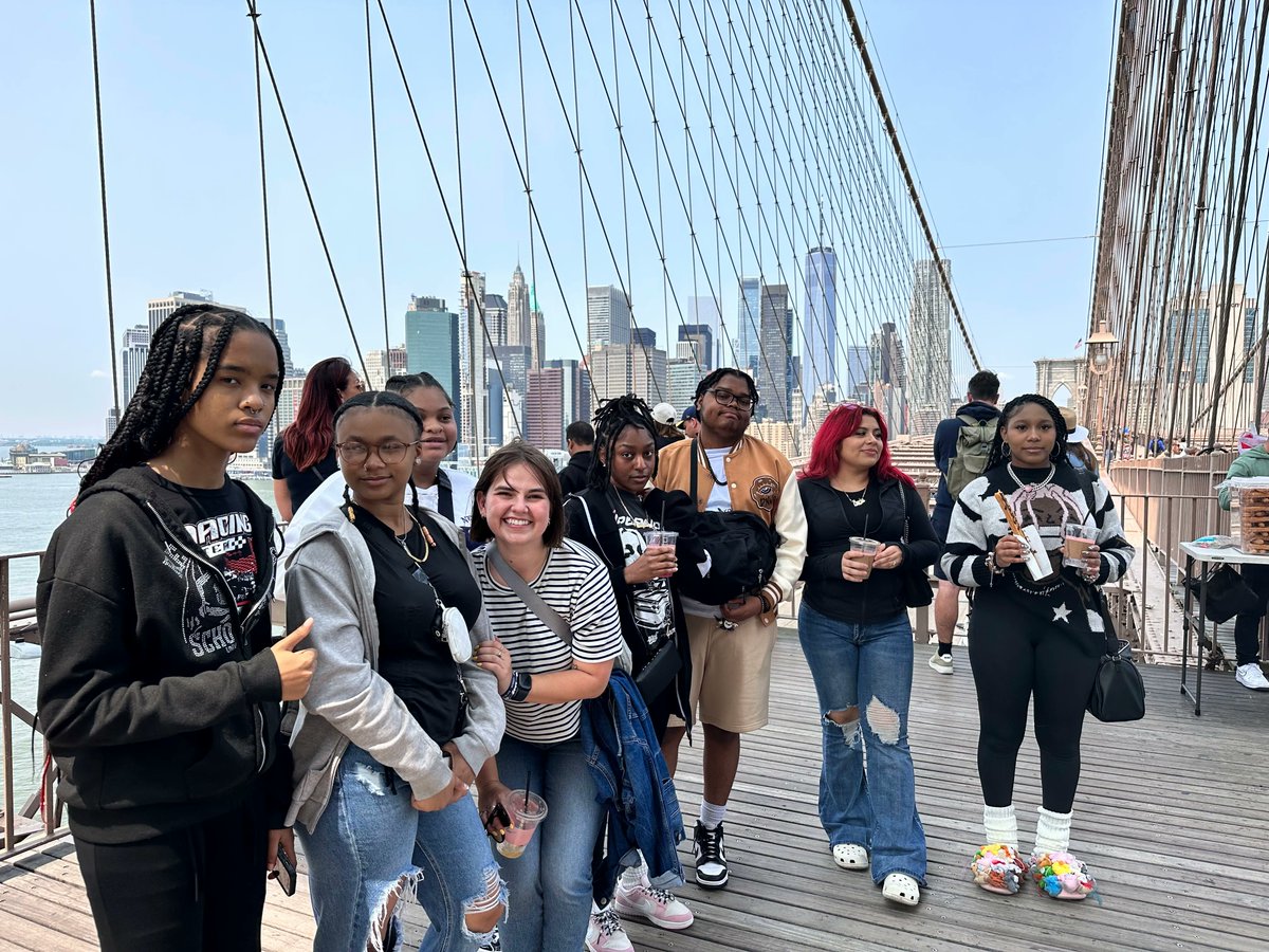 CornerstoneofDC's tweet photo. As they prepare for graduation, our seniors have been celebrated for all their hard work throughout high school. Some highlights of their celebrations included: a class trip to NYC and a dessert night at Busboys and Poets in D.C... Next up: Graduation! 🎉 https://t.co/YDNvtrSizb