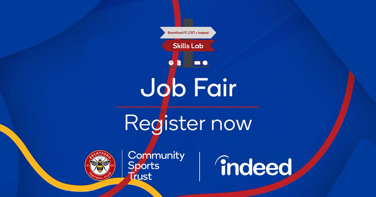 Are you aged 16-25 and looking to widen your career aspirations? If so, head down to the GTECH Stadium on 14 June where <a href="/BrentfordFCCST/">Brentford FC CST</a> are hosting a Jobs Fair with <a href="/IndeedUK/">Indeed</a> where you can get connected with employers and industry professionals.
eventbrite.com/e/job-fair-jun… #jobs